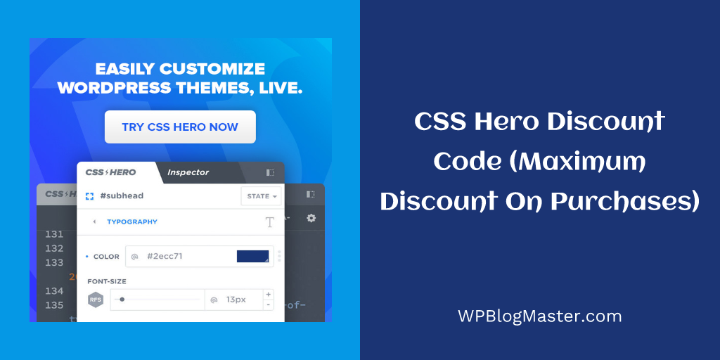 css hero coupon code