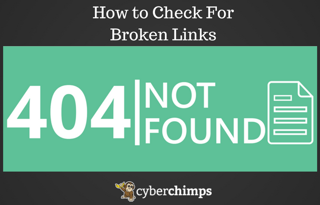 how to check broken links
