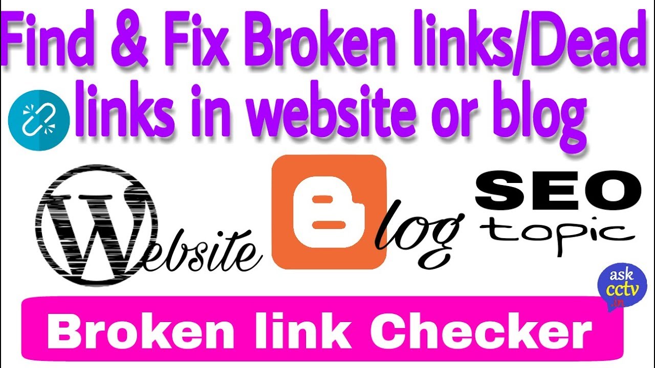 website broken link checker