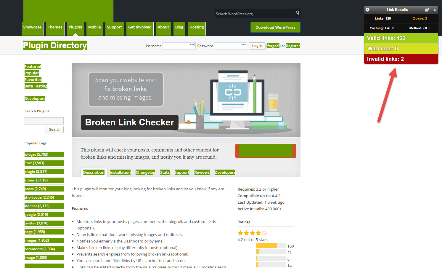 check site for broken links
