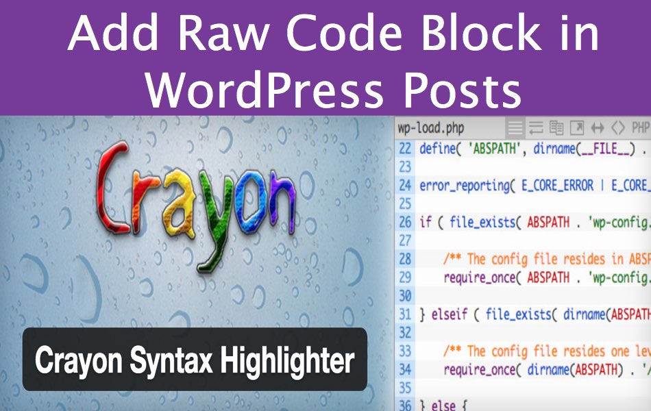 wordpress code block