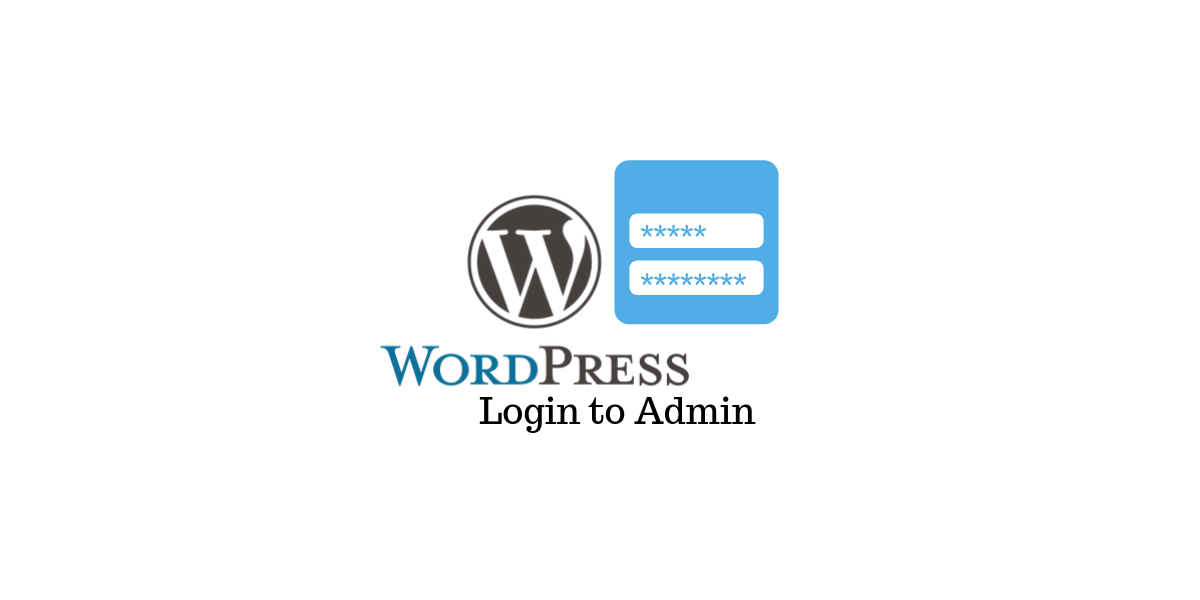 log in to wordpress